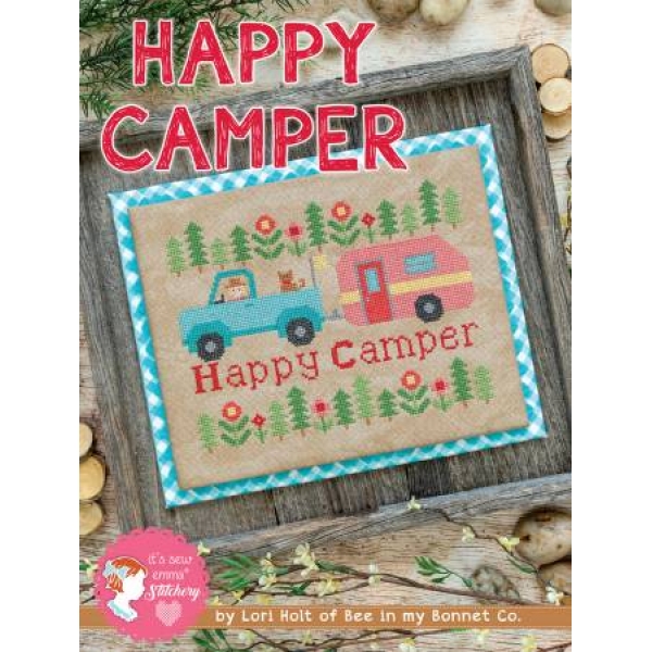Happy Camper Cross Stitch Pattern