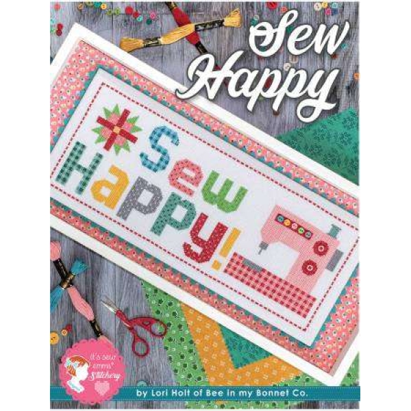 Sew Happy Cross Stitch Pattern