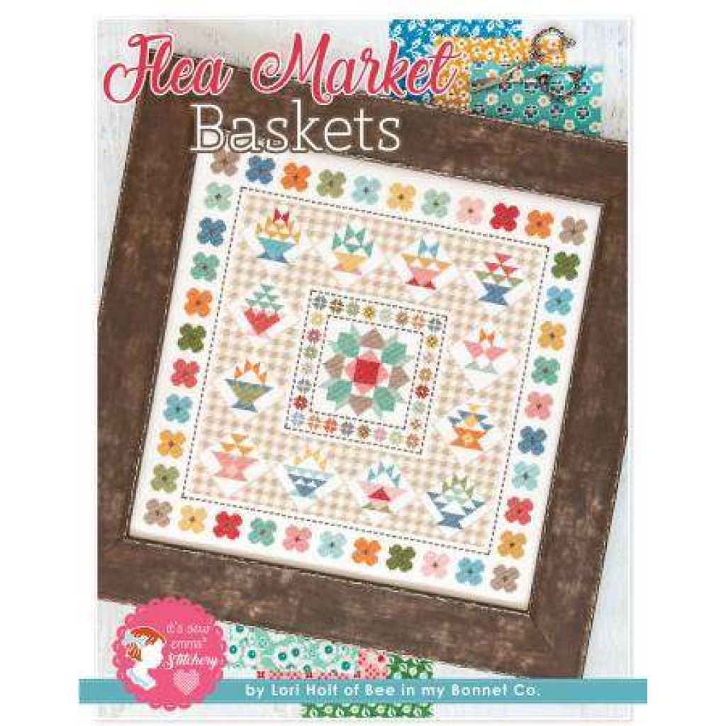 Flea Market Baskets Cross Stitch Pattern