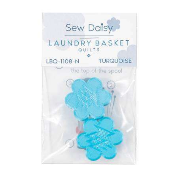 Sew Daisy - Turquoise fra Laundry Basket Quilts