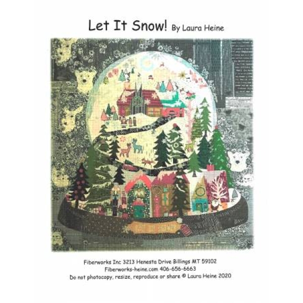 Let it Snow Collage Pattern