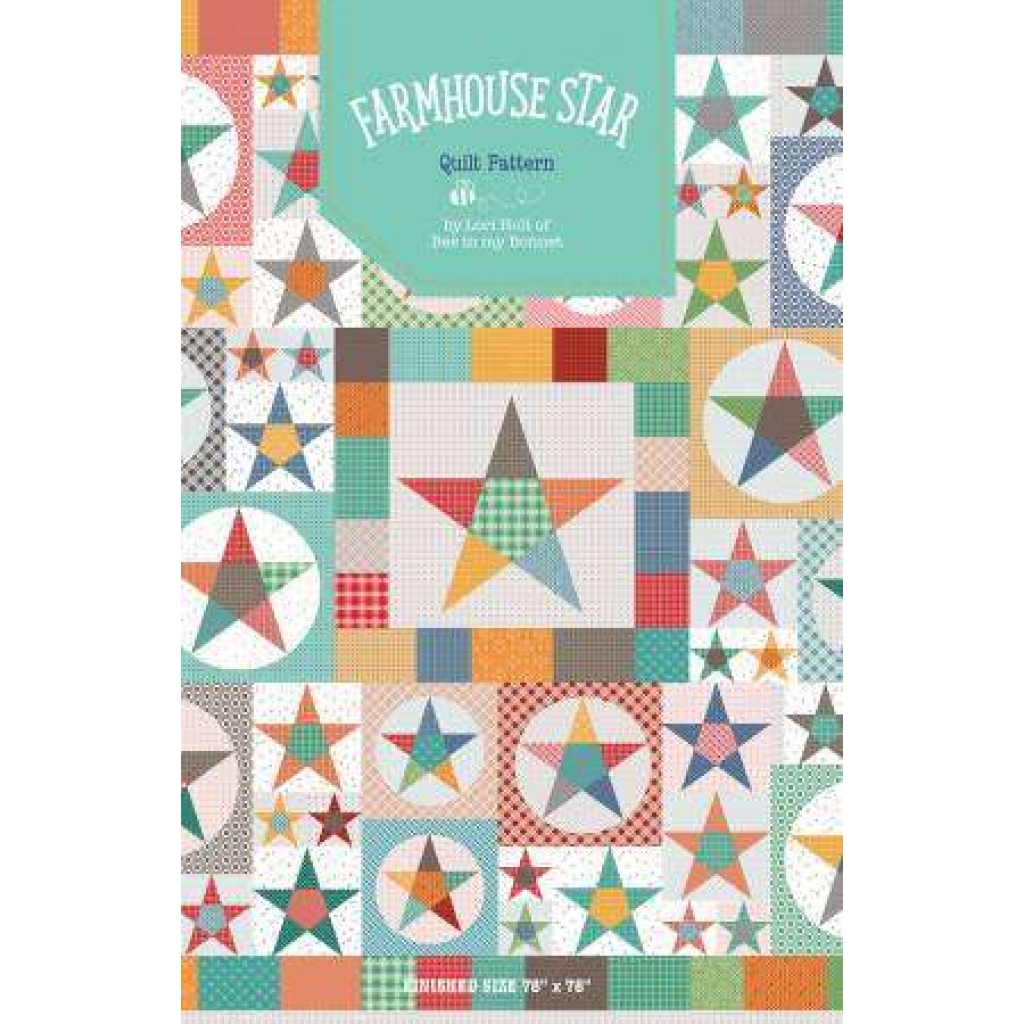 Bee Plaids Farmhouse Star Quilt Pattern