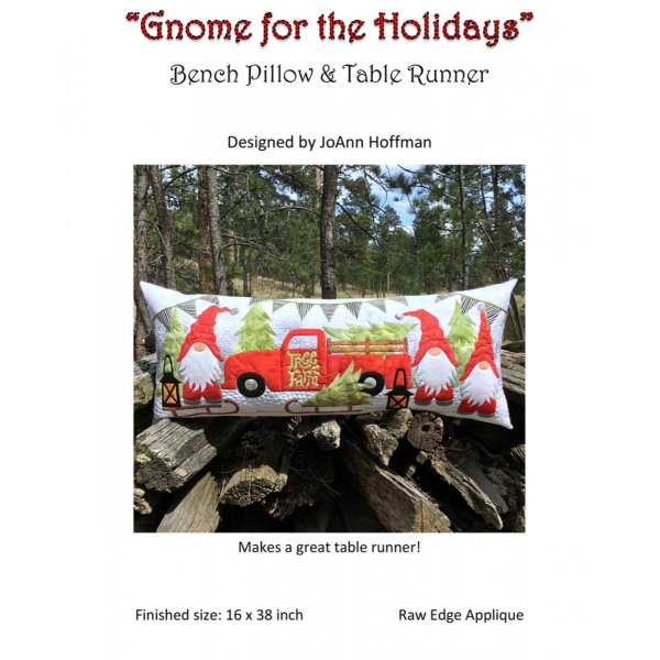Gnome for the Holidays Bench Pillow Pattern