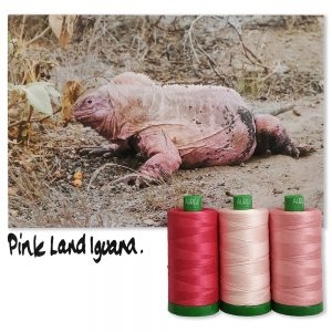 Pink Land Iguana 40wt tråd