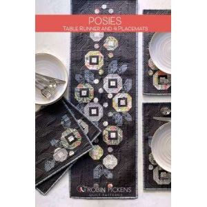 Posies Table Runner and 4 Placemats