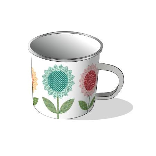Flea Market Tin Mug