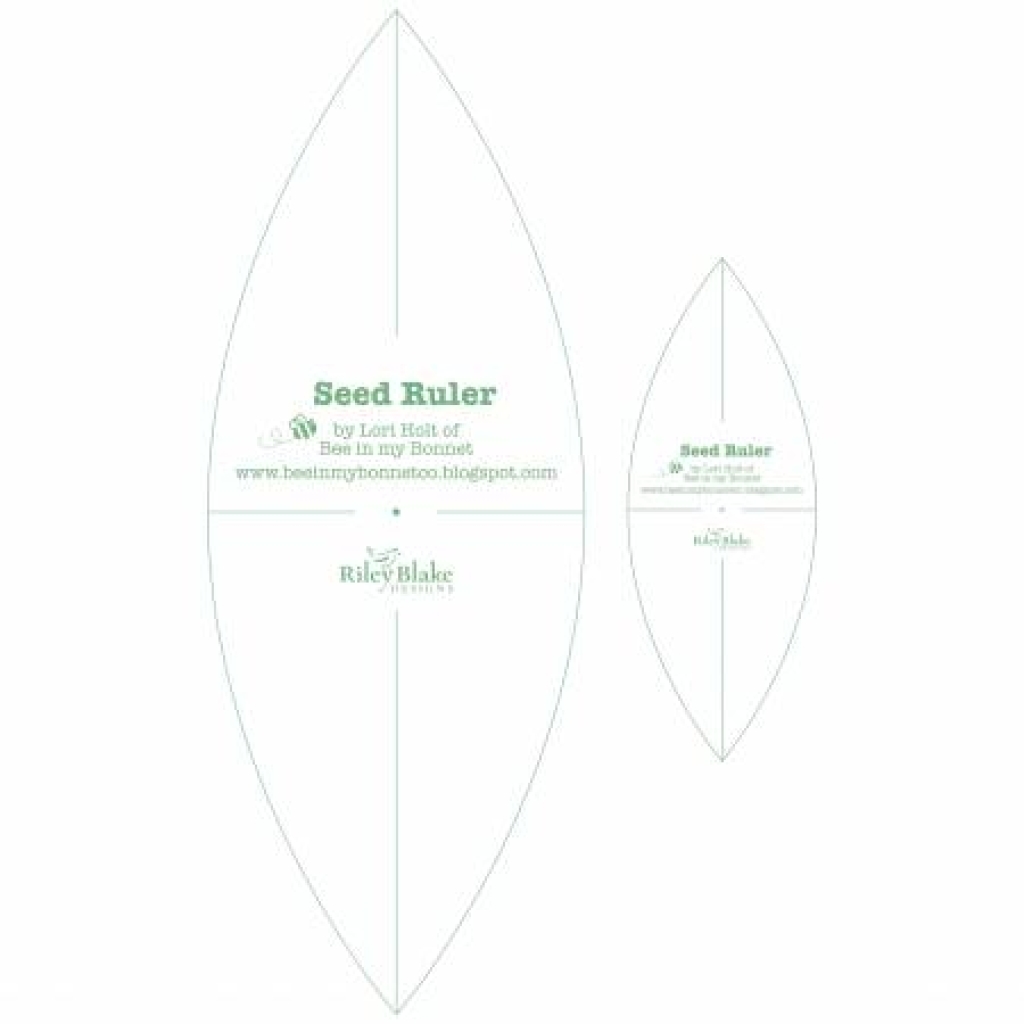 Seed Ruler Set By Lori Holt Of Bee In My Bonnet, 2pcs