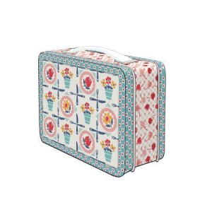 Lori Holt Cookbook Vintage Metal Lunch Box