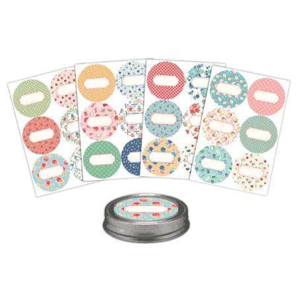 Lori Holt Cookbook Canning Jar Labels