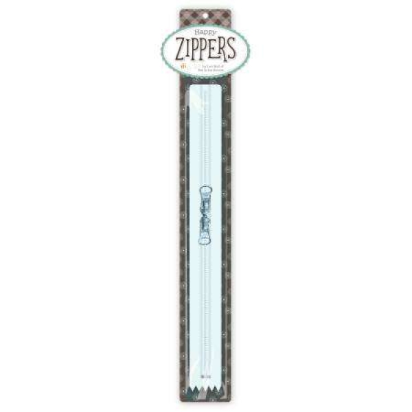 Lori Holt Happy Zippers 22in Cloud