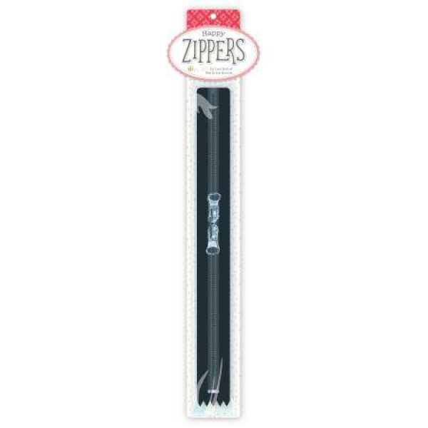 Lori Holt Happy Zippers 22in Black