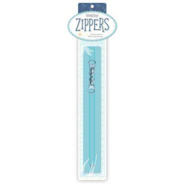 Lori Holt Happy Zippers 16in Aqua