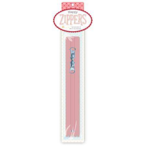 Lori Holt Happy Zippers 16in Coral