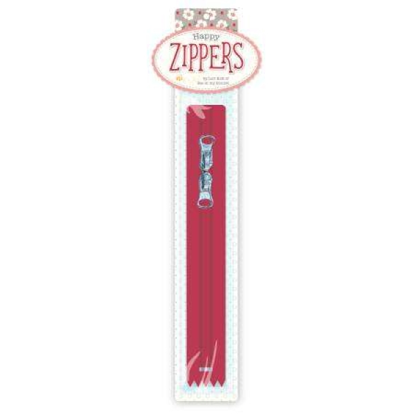 Lori Holt Happy Zippers 16in Red