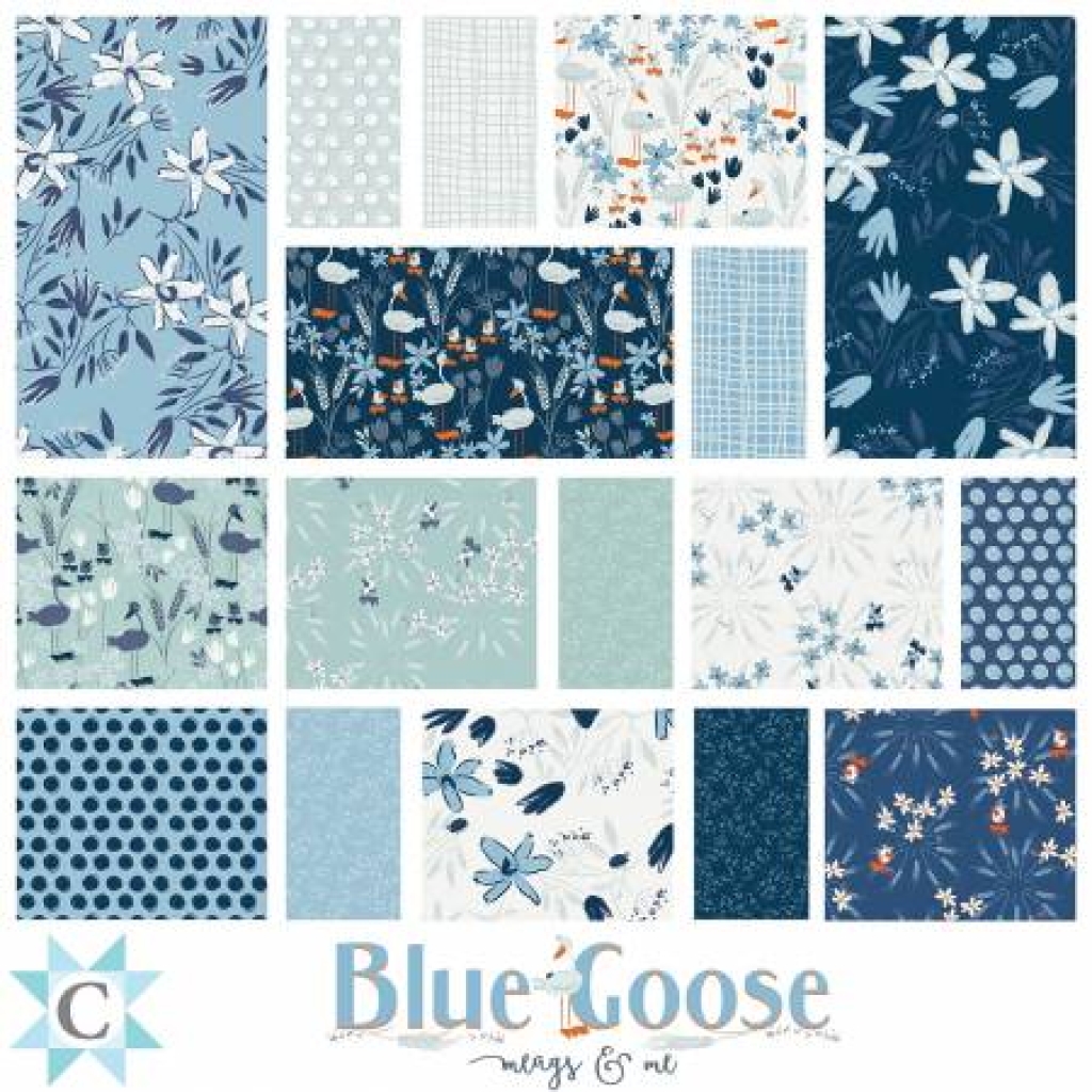 2-1/2in Strips Blue Goose, 40pcs