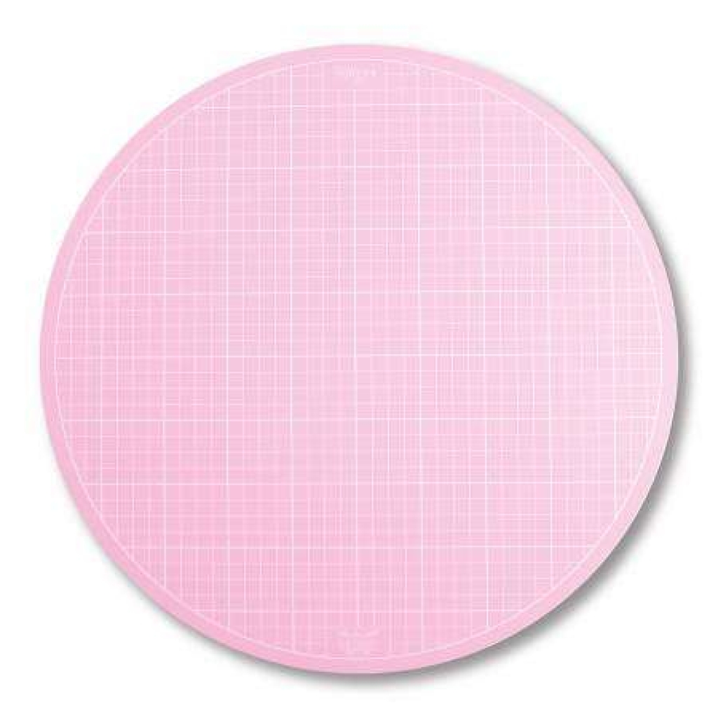 Sue Daley Round Rotating Cutting Mat 10in Pink