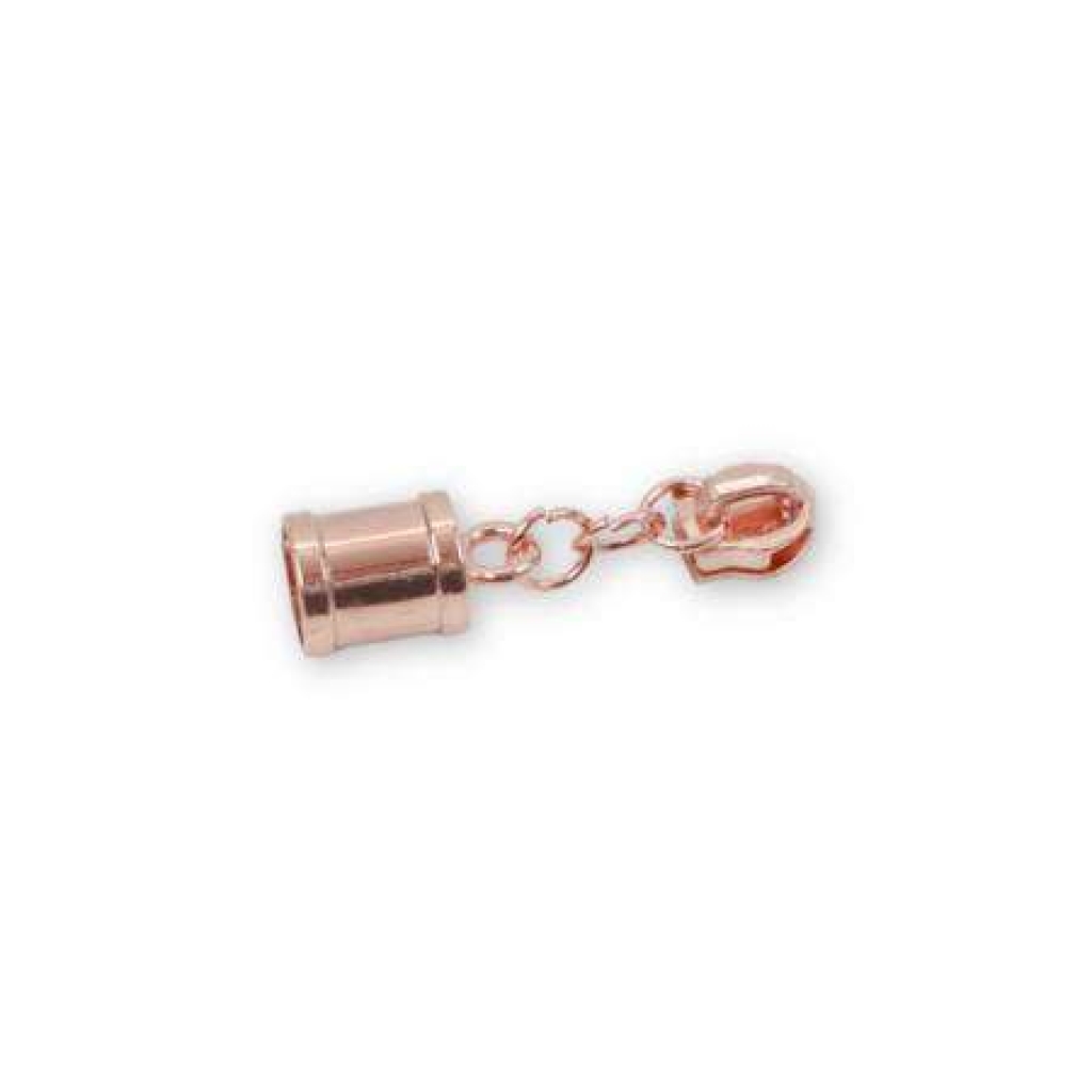 Four 5 Tassel Cap Zipper Pulls Rose Gold