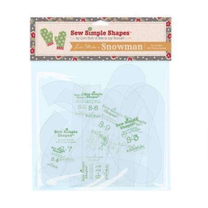 Lori Holt Home Town Let's Make a Snowman Simple Shapes