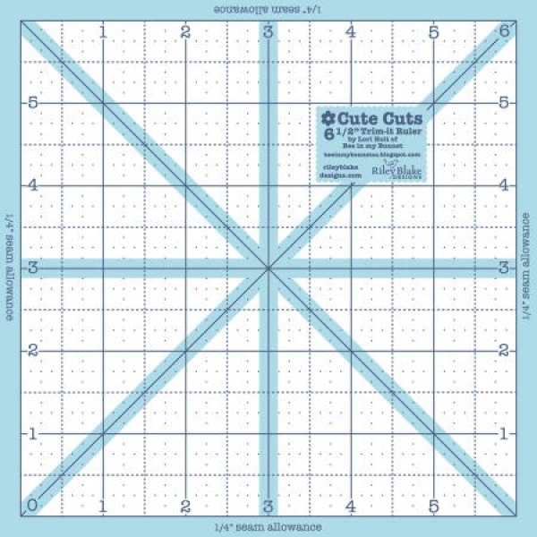 Trim It Ruler Square 6-1/2in x 6-1/2in