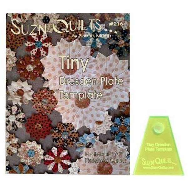 Tiny Dresden Plate Template