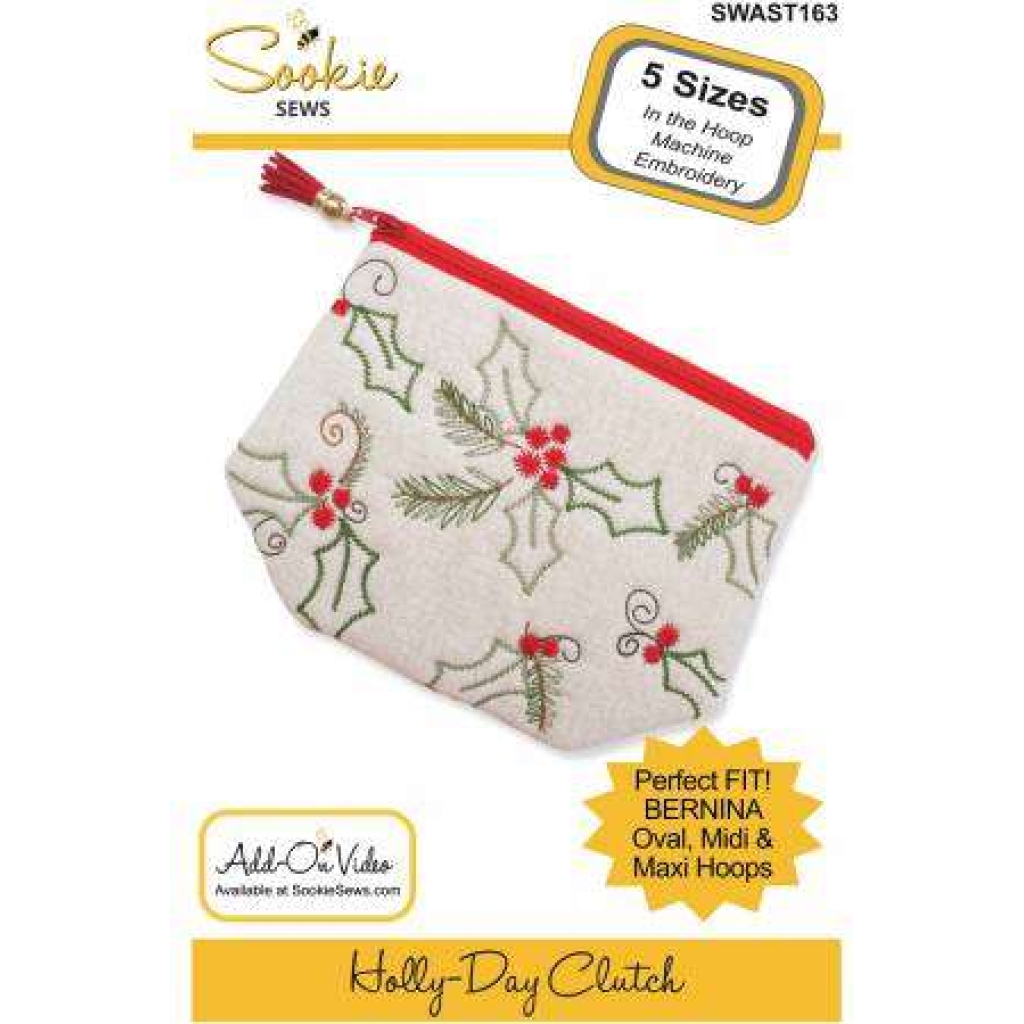 Holly-Day Clutch ITH Pattern