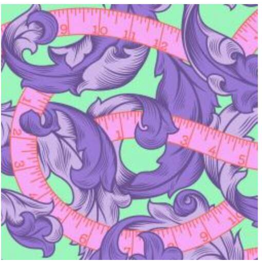 Tula Pink Night Bakstykkestoff, 108" bredt