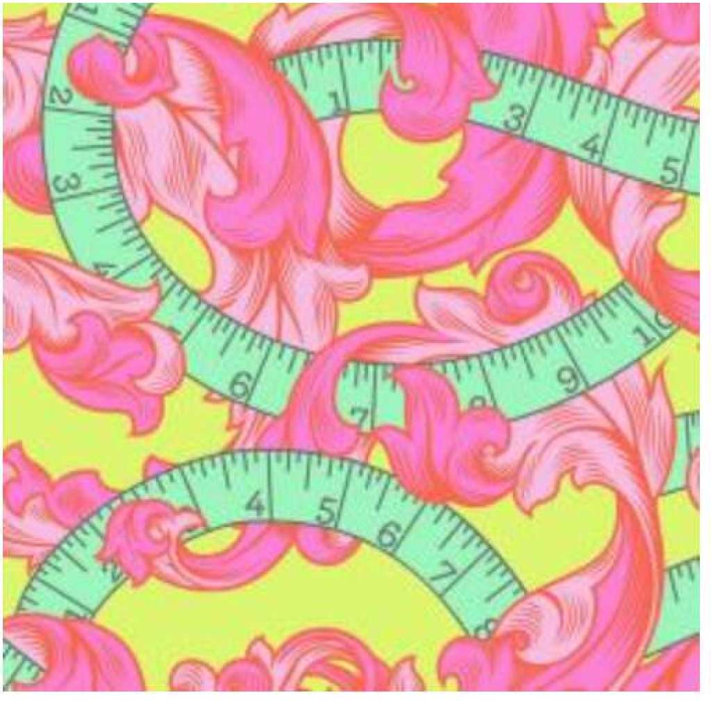 Tula Pink Morning bakstykkestoff, 108" bredt