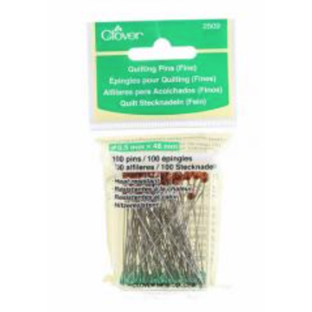 Quilting Fine Pin Size 30 - 1 7/8in 100ct