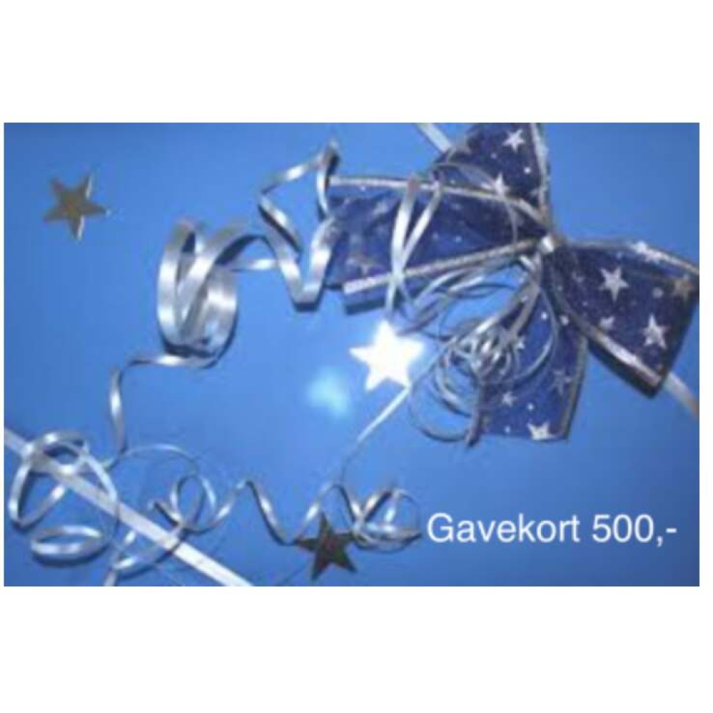 Gavekort 500,-