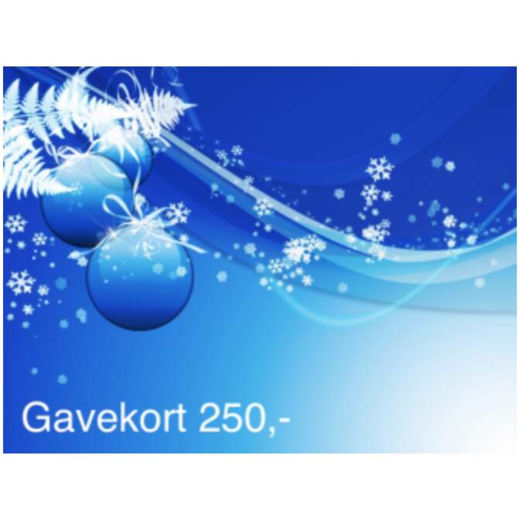 Gavekort 250,-