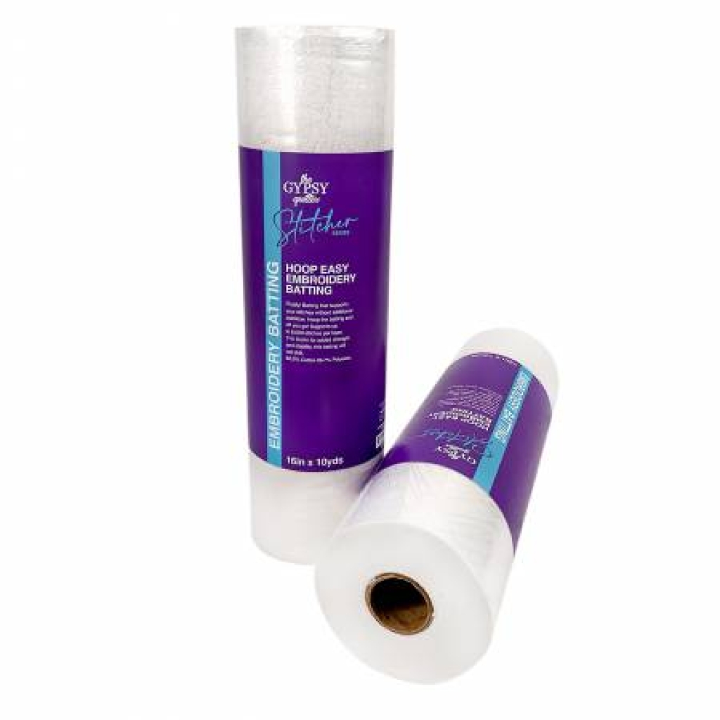 The Gypsy Quilter Stitcher Series Hoop Easy Embroidery Batting 16in x 10yds