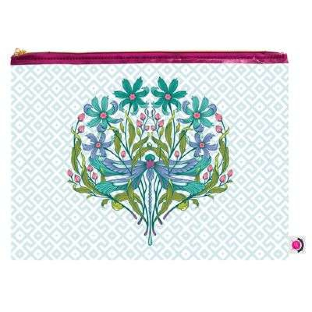 Tula Pink Dragon your Feet Medium Zip Bag