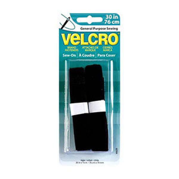 VELCRO 3/4x30strip-black