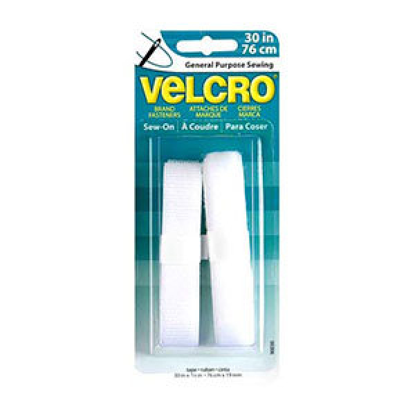 Velcro 3/4x30strip-white