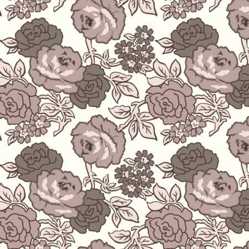 Flea Market Roses 108in Wideback Neutral