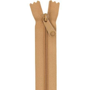 Handbag Zipper 24in Golden Brown