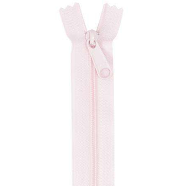 Handbag Zipper 24in Pale Pink