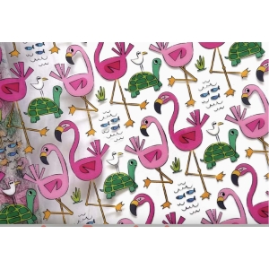 Flamingos Clear Tpu Vinyl