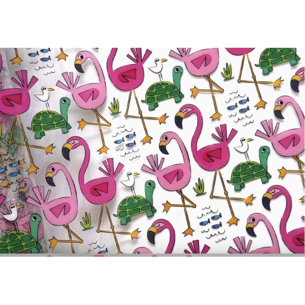 Flamingos Clear Tpu Vinyl