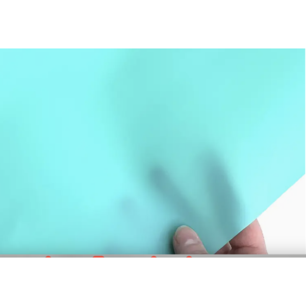 Turquoise Jelly Vinyl - 18in X 53in Roll