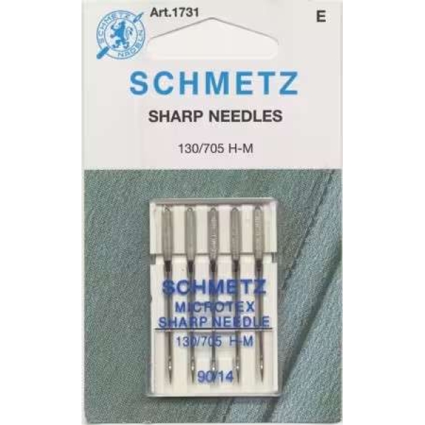 Schmetz Sharp / Microtex Machine Needle Size 14/90
