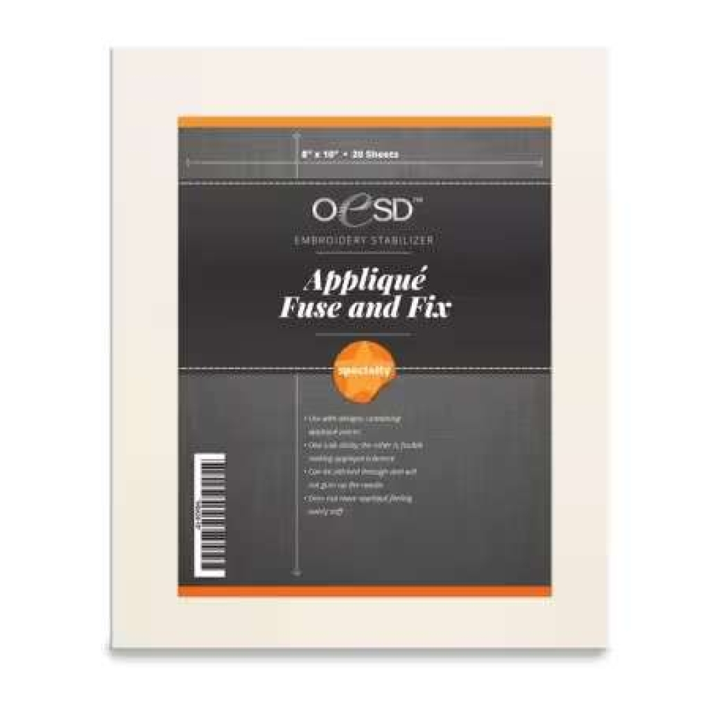 Applique Fuse and Fix Sheets 8.5inX11in