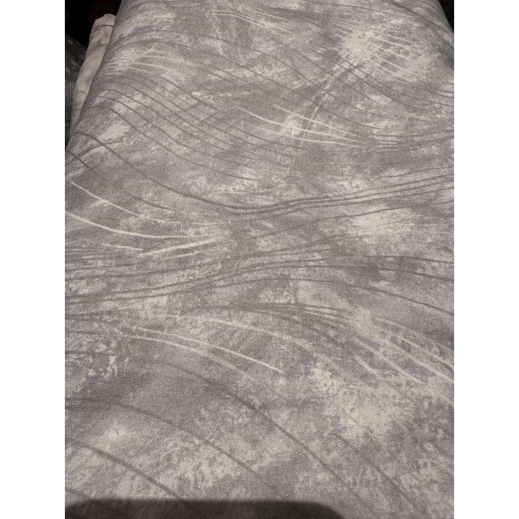 Bakstykkestoff grå flow