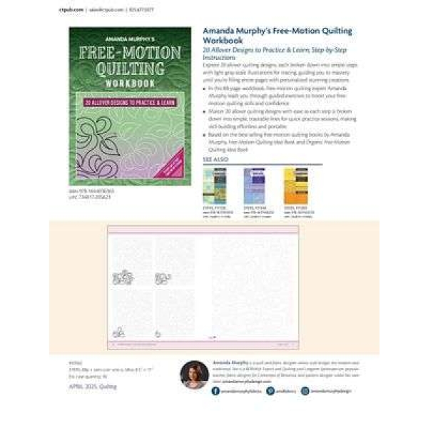 Amanda Murphy’s Free-Motion Quilting Workbook - Bilde 2