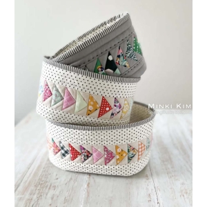 Flying Geese Basket Trio