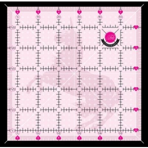 Tula Pink 6 1/2in Square Template with Unicorn