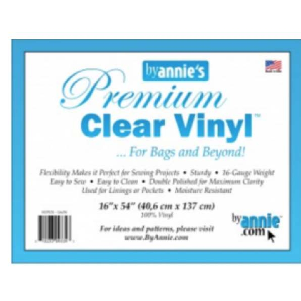 Vinyl, clear 16" x 54"