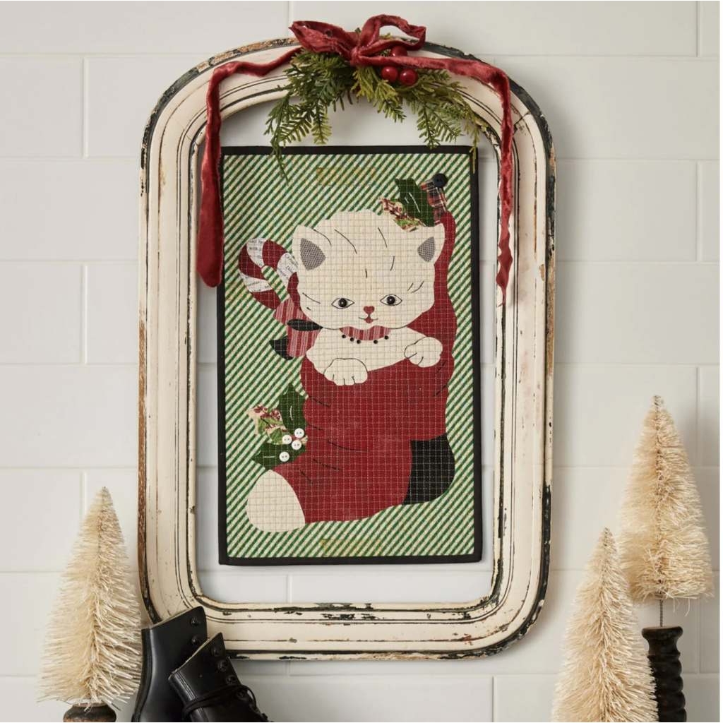 A Kitten for Christmas Scrappliqué