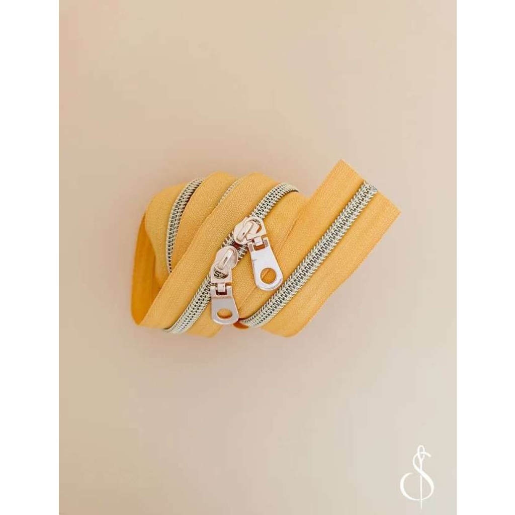 30" Zipper Mustard