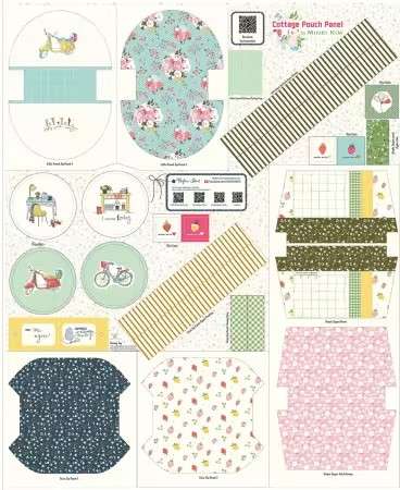 Pouch Panels 35 1/2in x 43 1/2in Cottage Pouch Panel